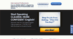 Desktop Screenshot of americanaccentcourse.com